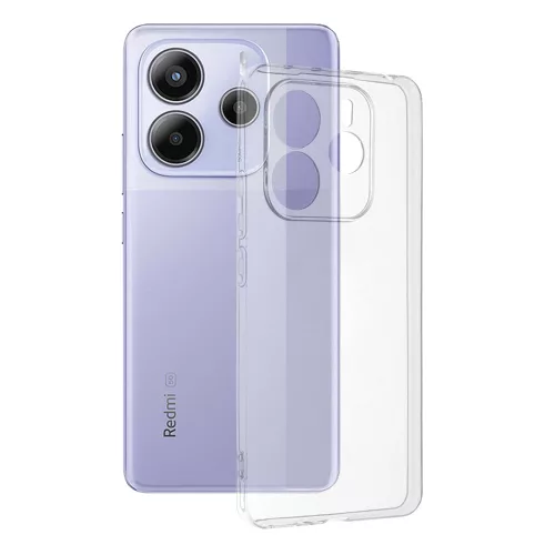 Techsuit - Clear Silicone tok - Xiaomi Redmi Note 14 5G - Átlátszó