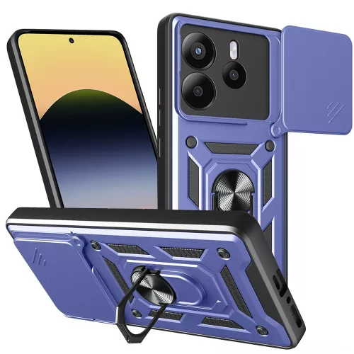 Techsuit - CamShield ütésálló tok - Xiaomi Redmi Note 14 5G - Kék