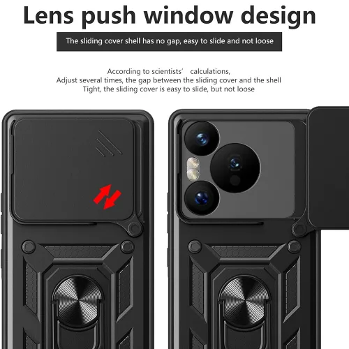 Techsuit - CamShield ütésálló tok - Xiaomi Redmi Note 14 5G - Kék
