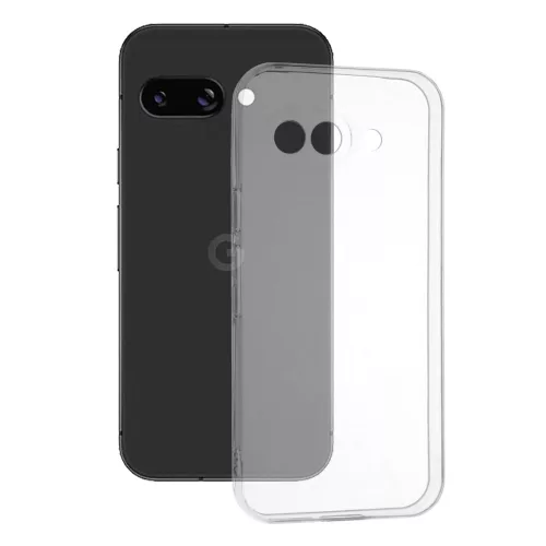 Techsuit - Clear Silicone - Google Pixel 9a - Átlátszó tok