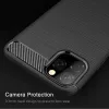 Techsuit - Carbon szilikon tok - iPhone 11 Pro Max - Fekete
