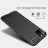 Techsuit - Carbon szilikon tok - iPhone 11 Pro Max - Fekete