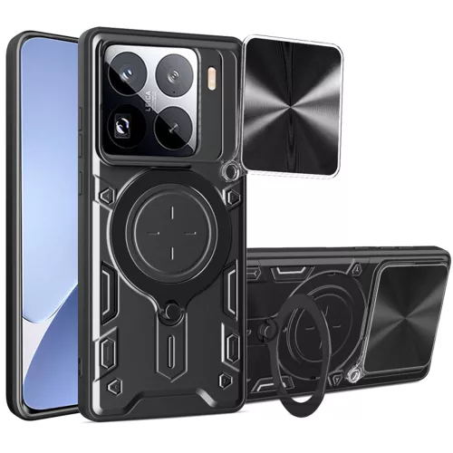 Techsuit - CamGuard Pro tok - Xiaomi 15 Pro - Fekete