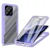 Techsuit - ColorVerse 360 tok kijelzővédővel - Xiaomi 15 - Lila
