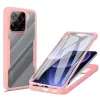 Techsuit - ColorVerse 360 tok kijelzővédővel - Xiaomi 15 Pro - Rózsaszín