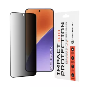 Techsuit - 111D Privacy Full Glue - Xiaomi 15 - Black