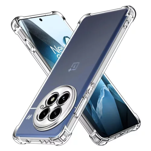 Techsuit - Shockproof Átlátszó Ütésálló Szilikon tok - OnePlus 13 - Átlátszó