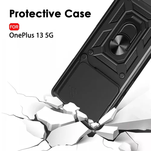 Techsuit - CamShield ütésálló tok - OnePlus 13 - Fekete