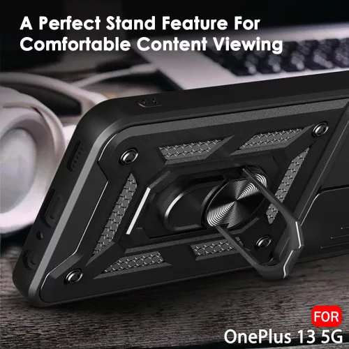 Techsuit - CamShield ütésálló tok - OnePlus 13 - Fekete