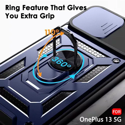 Techsuit - CamShield ütésálló tok - OnePlus 13 - Kék