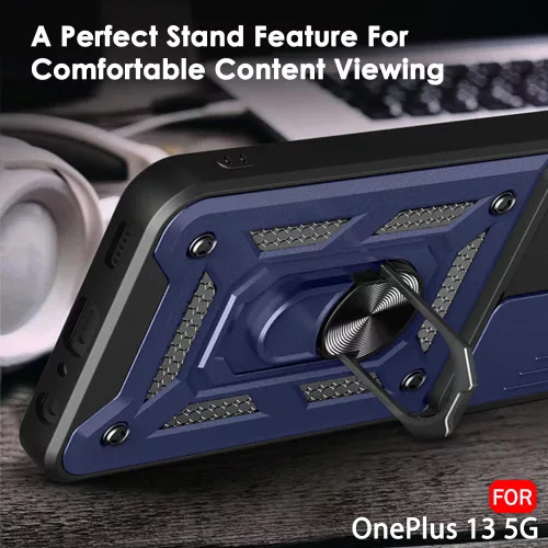 Techsuit - CamShield ütésálló tok - OnePlus 13 - Kék