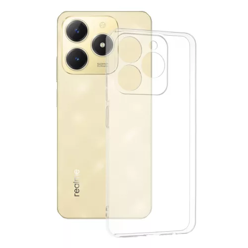 Techsuit - Clear Silicone tok - Realme C61 - Átlátszó
