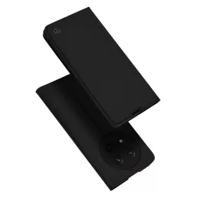   Techsuit - Magskin Book kinyitható tok - Honor Magic7 Lite / X9c - Fekete