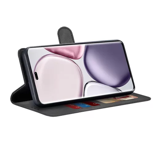Techsuit - Diary Book kinyitható tok - Honor Magic7 Lite / X9c - Fekete