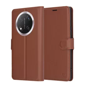 Techsuit - Leather Folio - Honor Magic7 Lite / X9c - Brown
