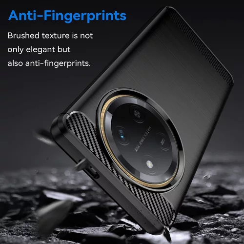 Techsuit - Carbon szilikon tok - Honor Magic7 Lite / X9c - Fekete