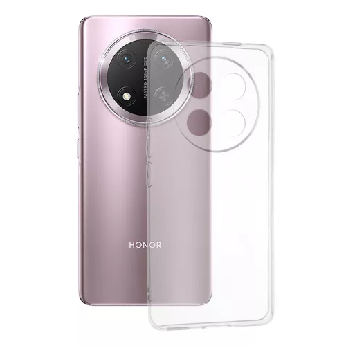 Techsuit - Clear Silicone tok - Honor Magic7 Lite / X9c - Átlátszó