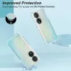 Techsuit - Shockproof Átlátszó Ütésálló Szilikon tok - Honor Magic7 Lite / X9c - Átlátszó