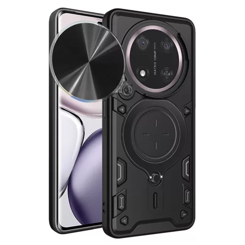 Techsuit - CamGuard Pro ütésálló tok - Honor Magic7 Lite / X9c - Fekete