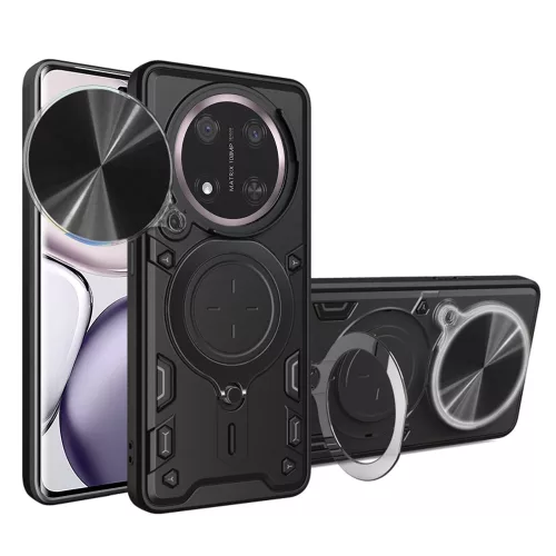 Techsuit - CamGuard Pro ütésálló tok - Honor Magic7 Lite / X9c - Fekete