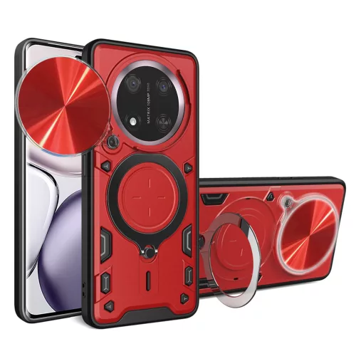 Techsuit - CamGuard Pro ütésálló tok - Honor Magic7 Lite / X9c - Piros