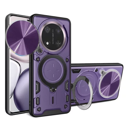 Techsuit - CamGuard Pro ütésálló tok - Honor Magic7 Lite / X9c - Lila