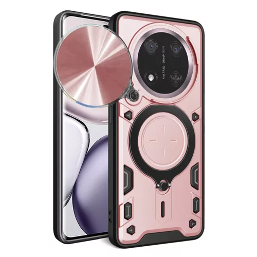 Techsuit - CamGuard Pro ütésálló tok - Honor Magic7 Lite / X9c - Rosegold