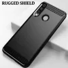 Techsuit - Carbon szilikon tok - Huawei Y6p - Fekete