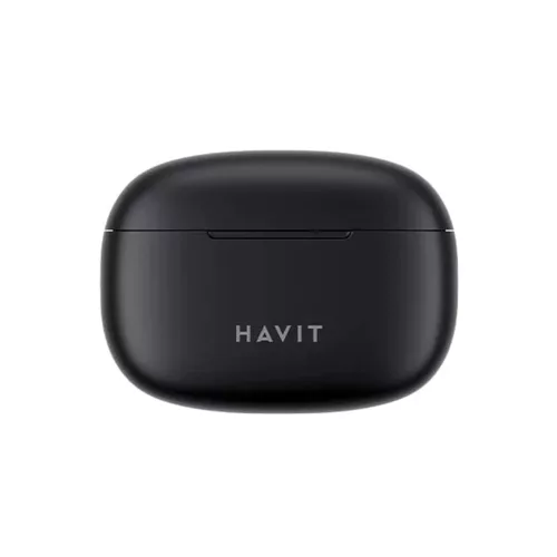 Havit - Vezeték nélküli fülhallgató (TW967 Pro) - Mikrofonnal, Bluetooth 5.3, Valódi vezeték nélküli sztereó, C típusú, 300mAh - Fekete