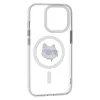 Karl Lagerfeld - IML MagSafe (KLHMP13LHLSCHH) - iPhone 13 Pro - White Metal Choupette's Head