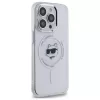 Karl Lagerfeld - IML MagSafe (KLHMP13LHLSCHH) - iPhone 13 Pro - White Metal Choupette's Head