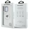 Karl Lagerfeld - IML MagSafe (KLHMP13LHLSCHH) - iPhone 13 Pro - White Metal Choupette's Head