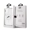 Karl Lagerfeld - IML MagSafe (KLHMP15SHLSKCH) - iPhone 15 - White Metal Karl&Choupette Heads