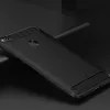 Techsuit - Carbon szilikon tok - Huawei P9 Lite 2017 / P8 Lite 2017 - Fekete