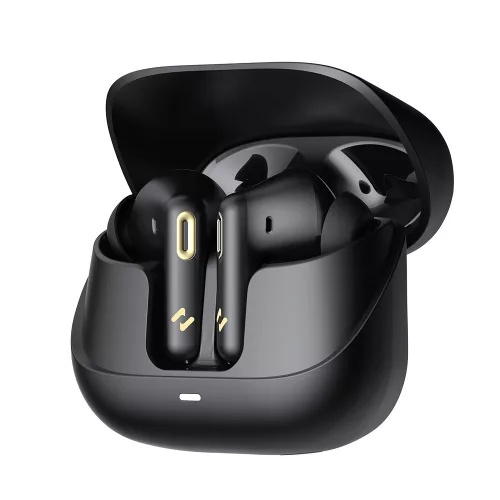 Havit - Vezeték nélküli fülhallgató (TW906 Pro) - Bluetooth 5.3, Mikrofonnal, TWS, ANC, C típusú, 300mAh - Fekete