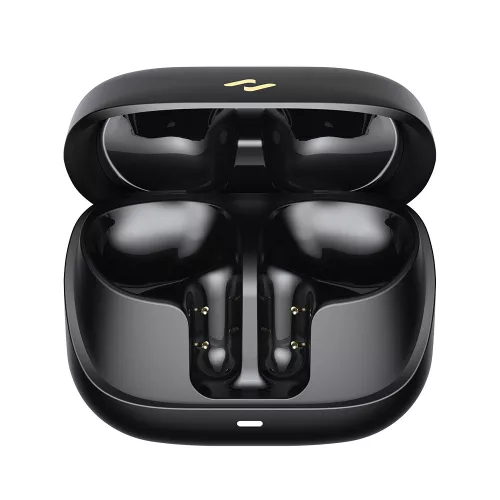Havit - Vezeték nélküli fülhallgató (TW906 Pro) - Bluetooth 5.3, Mikrofonnal, TWS, ANC, C típusú, 300mAh - Fekete