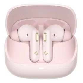   Havit - Vezeték nélküli fülhallgató (TW906 Pro) - Bluetooth 5.3, Mikrofonnal, TWS, ANC, C típusú, 300mAh - Rózsaszín