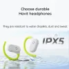 Havit - Vezeték nélküli fülhallgató (OWS915) - Mikrofonnal, Bluetooth 5.4, TWS, ENC, IPX5, USB-C, 1000mAh, Havit Life alkalmazás - Szürke