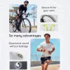 Havit - Vezeték nélküli fülhallgató (OWS915) - Mikrofonnal, Bluetooth 5.4, TWS, ENC, IPX5, USB-C, 1000mAh, Havit Life alkalmazás - Szürke