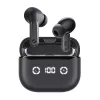 Havit - Vezeték nélküli fülhallgató (TW984) - Bluetooth 5.4, ANC, digitális kijelző, True Wireless, C típusú, 420mAh, Havit Life alkalmazás - Fekete