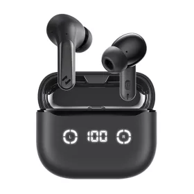   Havit - Vezeték nélküli fülhallgató (TW984) - Bluetooth 5.4, ANC, digitális kijelző, True Wireless, C típusú, 420mAh, Havit Life alkalmazás - Fekete