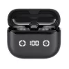 Havit - Vezeték nélküli fülhallgató (TW984) - Bluetooth 5.4, ANC, digitális kijelző, True Wireless, C típusú, 420mAh, Havit Life alkalmazás - Fekete
