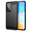 Techsuit - Carbon szilikon tok - Huawei P40 Pro - Fekete