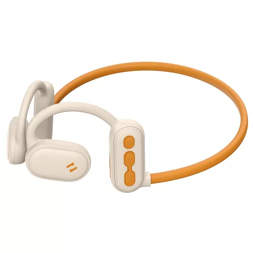 Havit - Bluetooth fülhallgató Freego Pro (E553BT) - sporthoz, Bluetooth, Type-C, AI hívászaj-szűrés, 110mAh - bézs