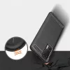 Techsuit - Carbon szilikon tok - Huawei P40 Pro - Fekete