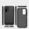 Techsuit - Carbon szilikon tok - Huawei P40 Pro - Fekete