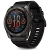 Techsuit - Watchband QuickFit 22mm (W070) - Garmin Fenix 5/5 Plus 6/6 Pro/7/Forerunner 945/970/Approach S60 - Obsidian Black
