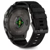 Techsuit - Watchband QuickFit 22mm (W070) - Garmin Fenix 5/5 Plus 6/6 Pro/7/Forerunner 945/970/Approach S60 - Obsidian Black
