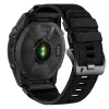 Techsuit - Watchband QuickFit 26mm (W070) - Garmin Fenix 3/3 HR/5X/5X Plus/6X/6X Pro/7X/7X Pro Solar - Obsidian Black