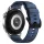Techsuit - Watchband 20mm (W070) - Samsung Galaxy Watch 4/5/Active 2, Huawei Watch GT 3 (42mm)/GT 3 Pro (43mm) - Nightshade Blue